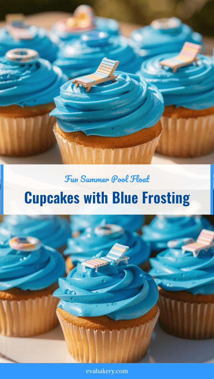 fun pool float cupcakes recipe