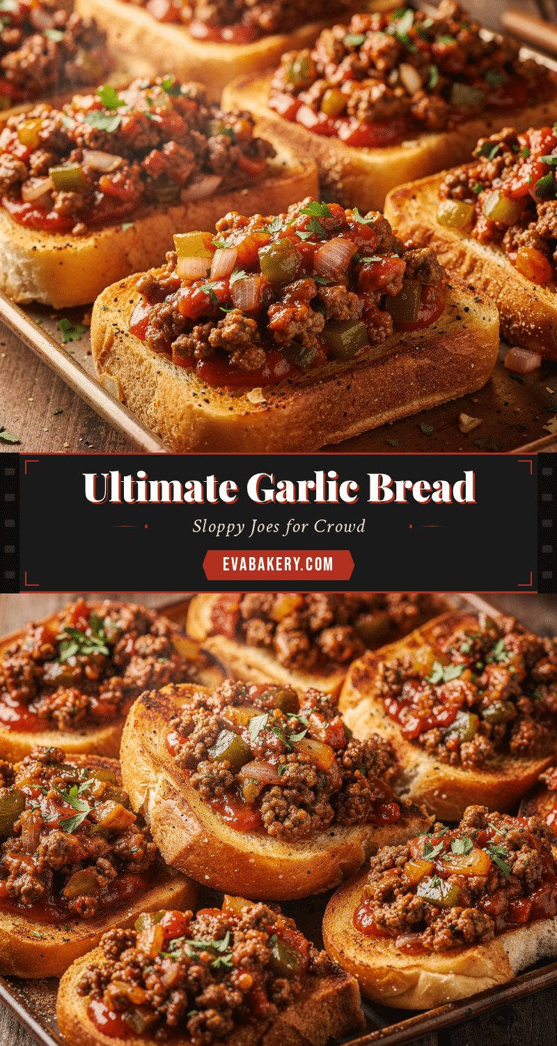garlic bread sloppy joes recipe
