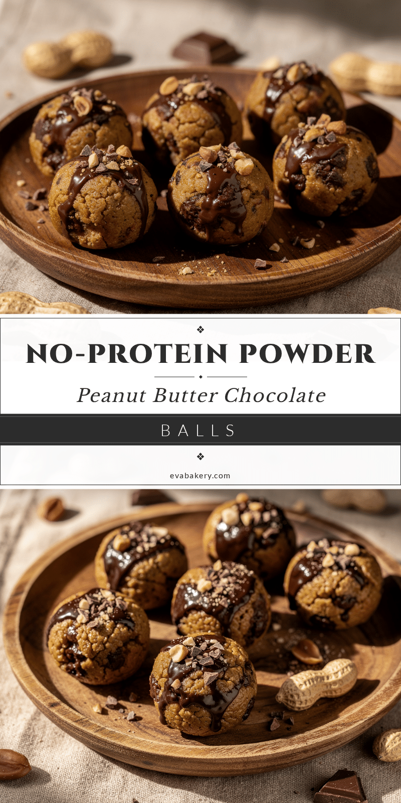 healthy peanut butter chocolate protein balls recipe