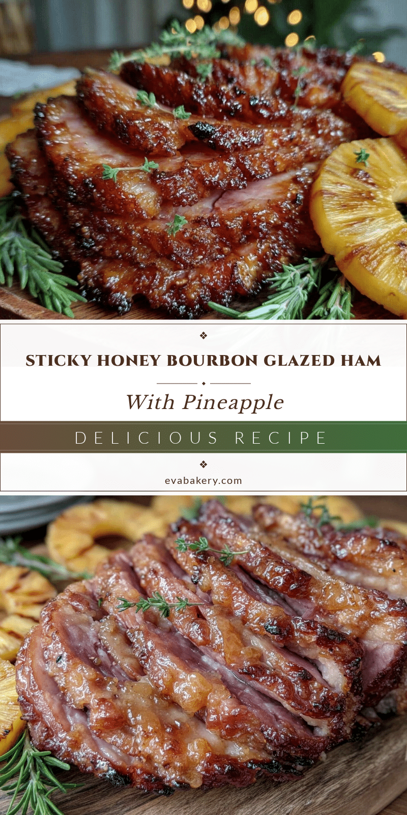 honey bourbon glazed ham recipe