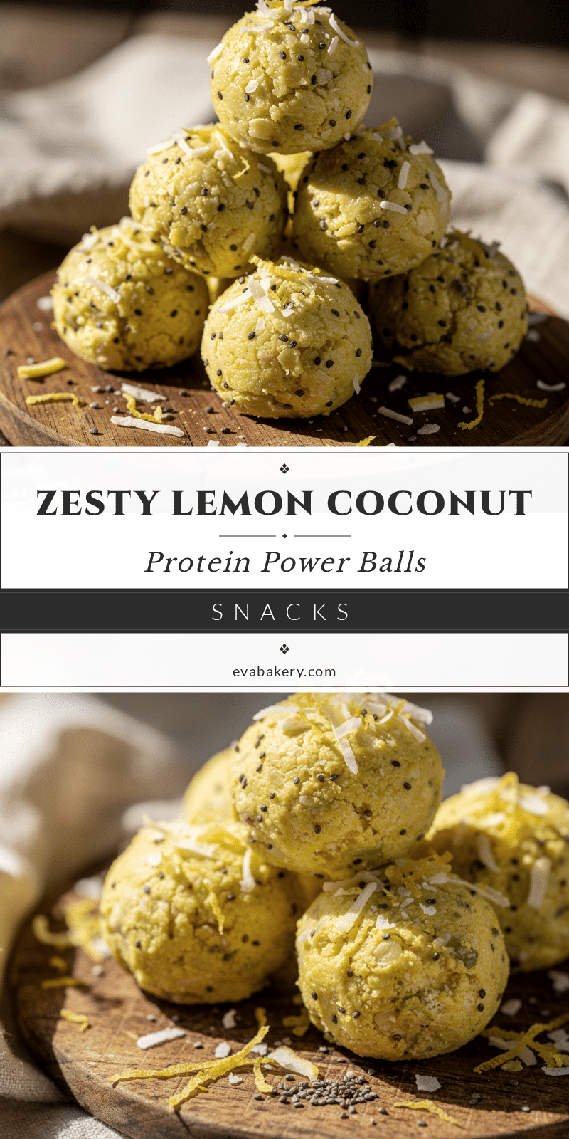 lemon coconut protein balls recipe