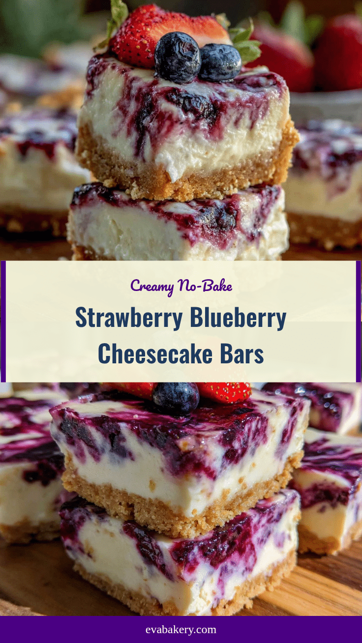 no bake strawberry cheesecake bars recipe