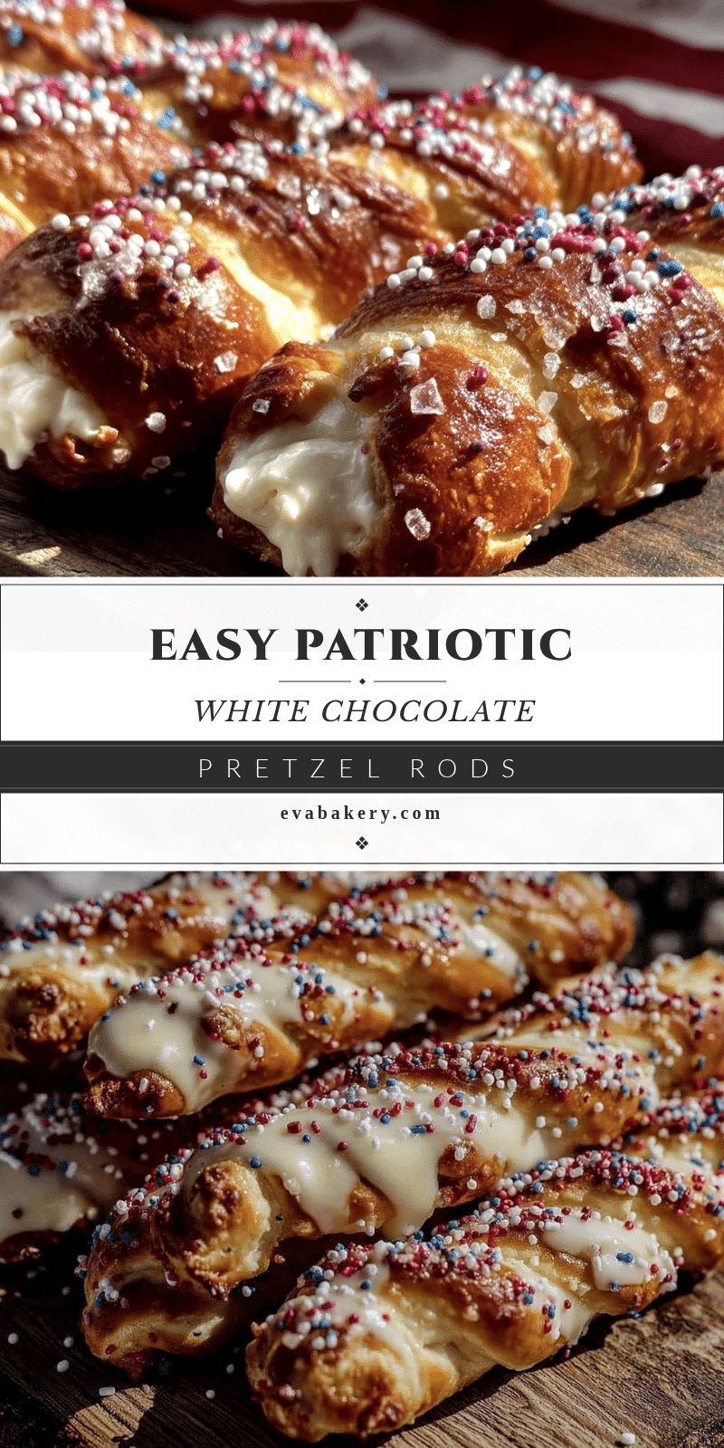 patriotic pretzel rods recipe