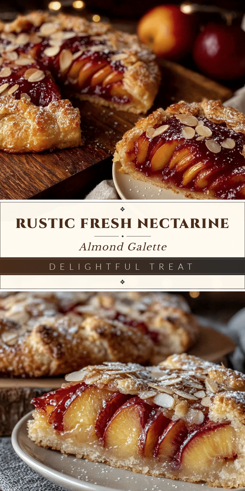 Rustic Fresh Nectarine Galette recipe