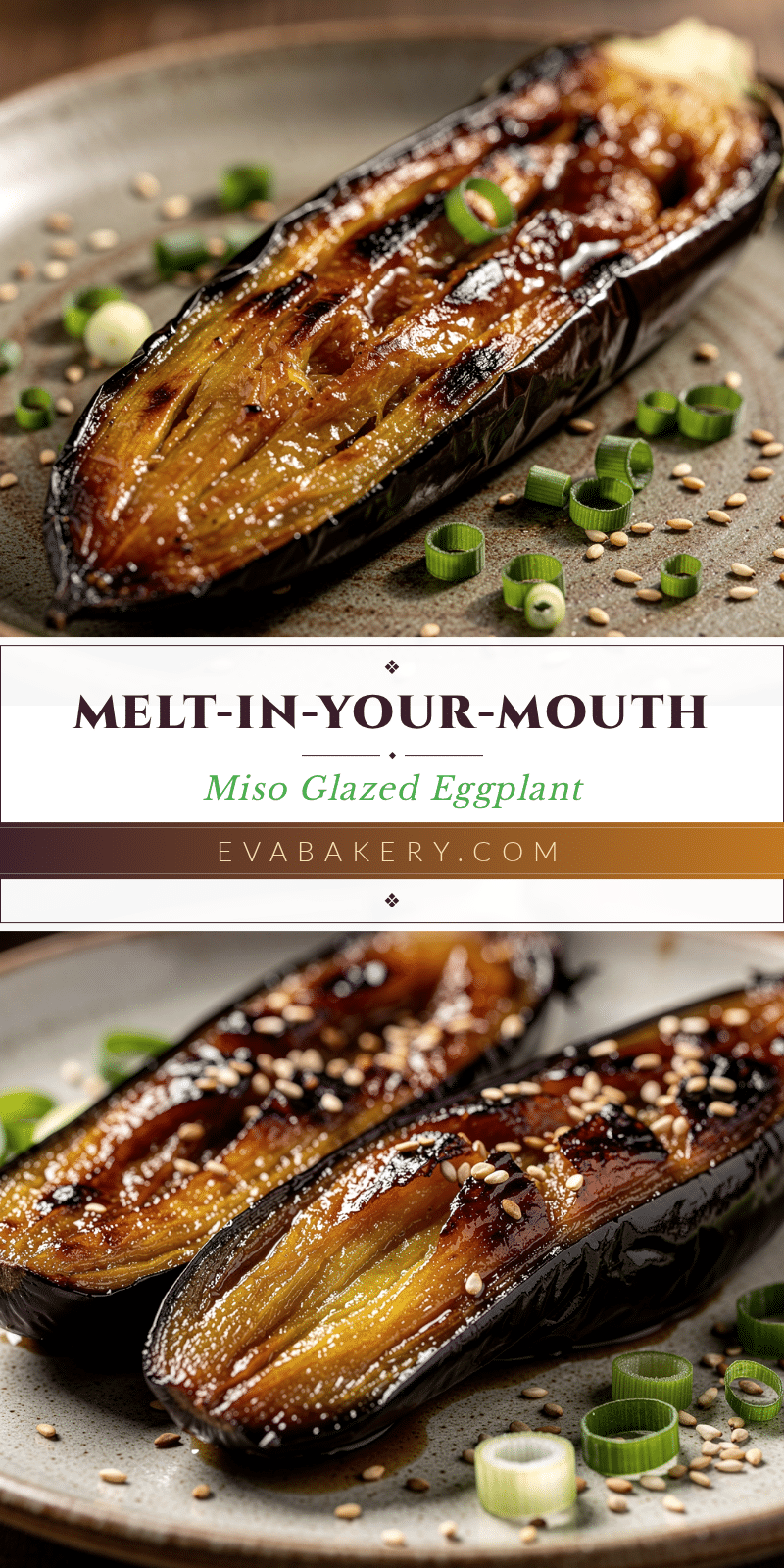tender miso glazed eggplant recipe