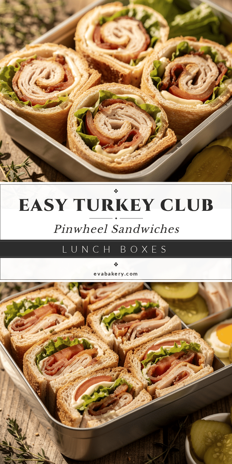 turkey club pinwheel sandwiches recipe