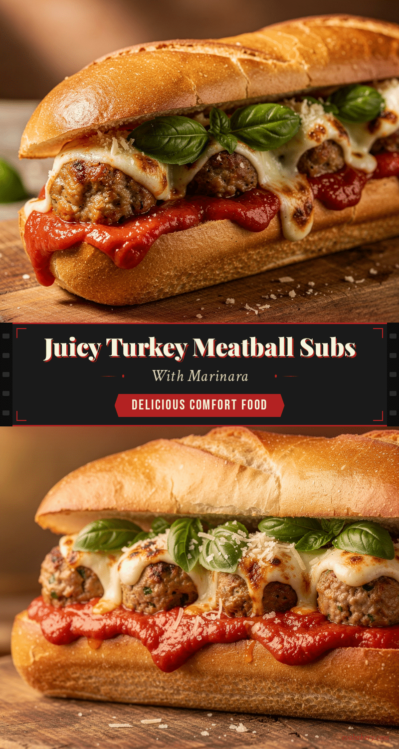 turkey meatball sub sandwiches recipe