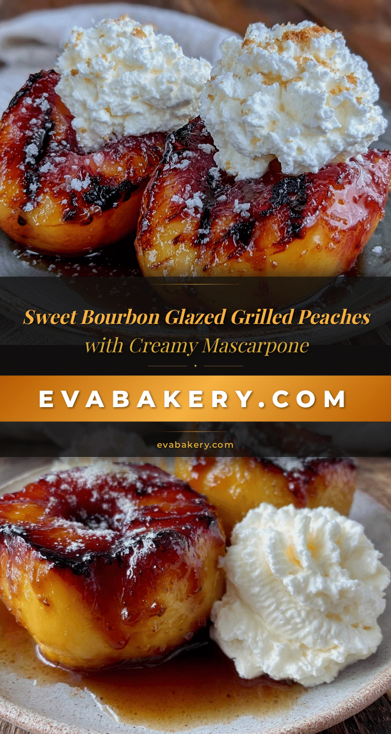 bourbon glazed grilled peaches recipe