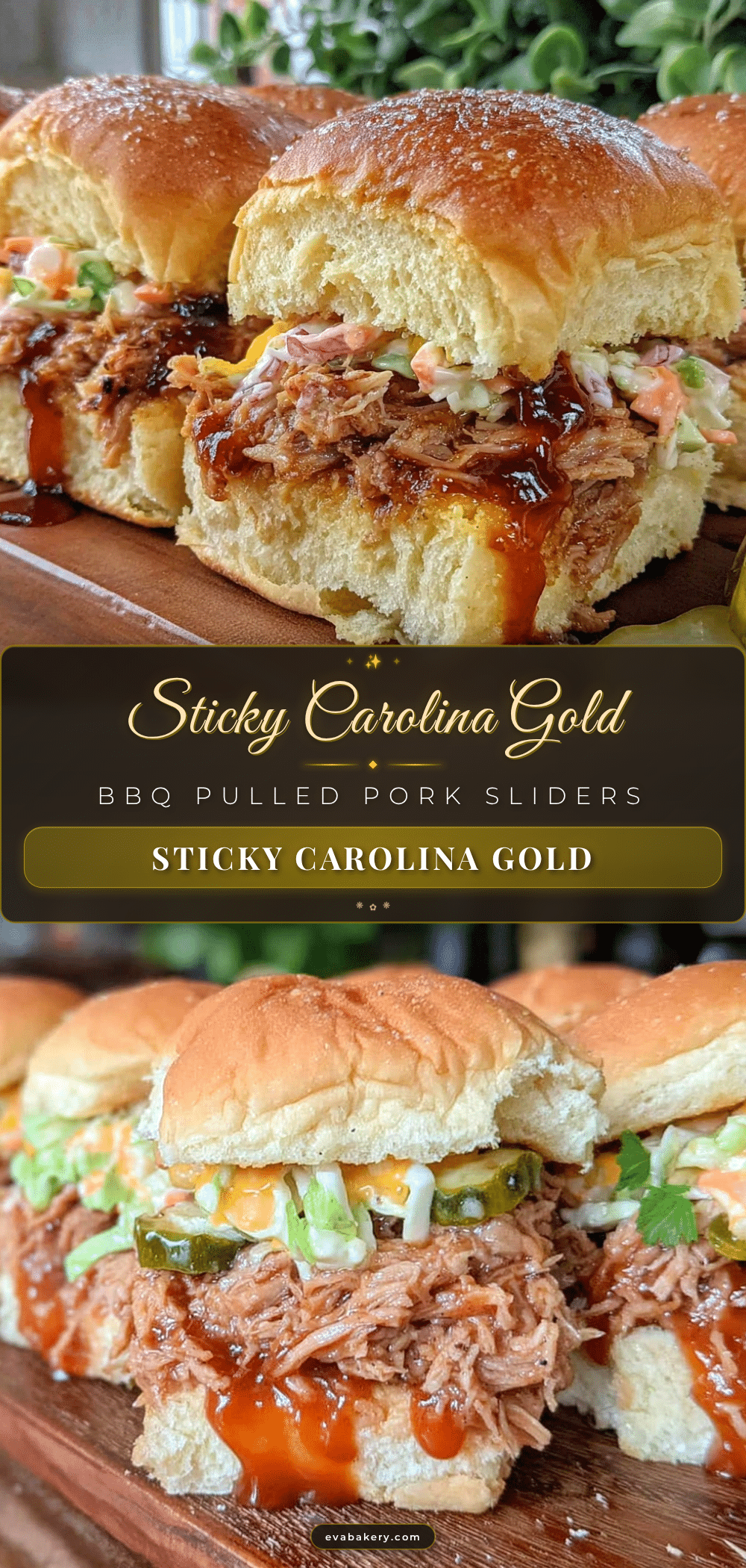 Carolina Gold BBQ Pulled Pork Sliders recipe