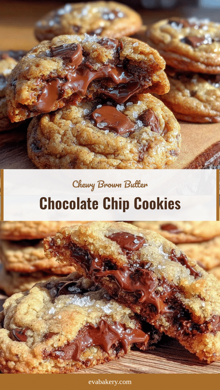 chewy brown butter chocolate chip cookies recipe