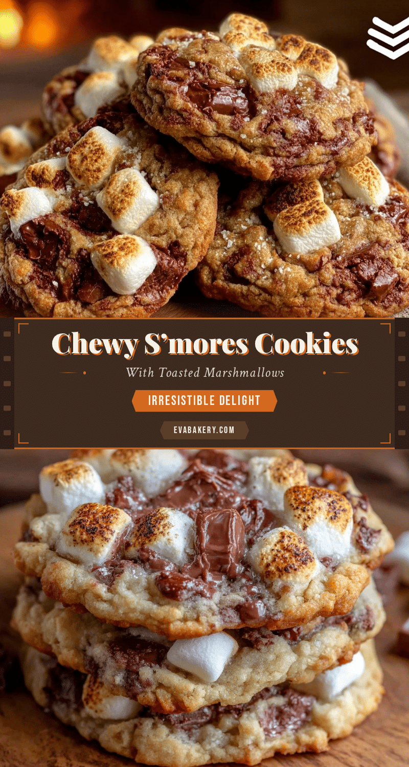 chewy s’mores cookies recipe