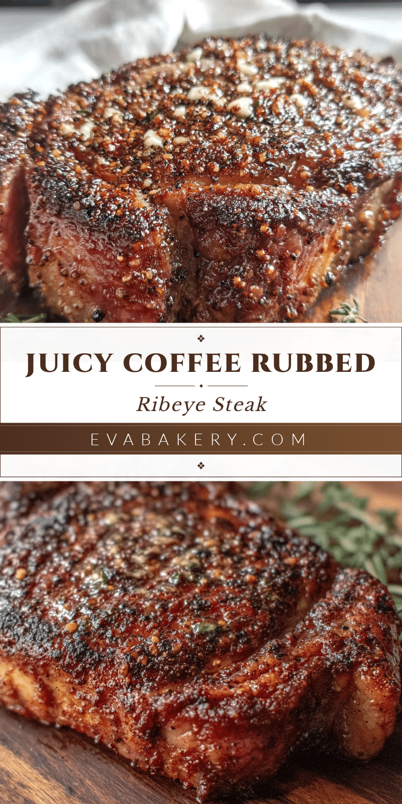 coffee rubbed ribeye steak recipe