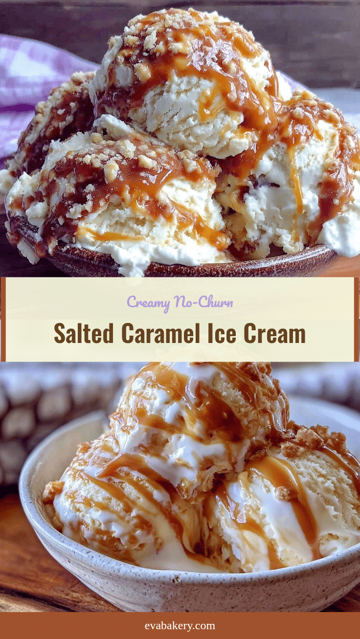 creamy no-churn salted caramel ice cream recipe recipe