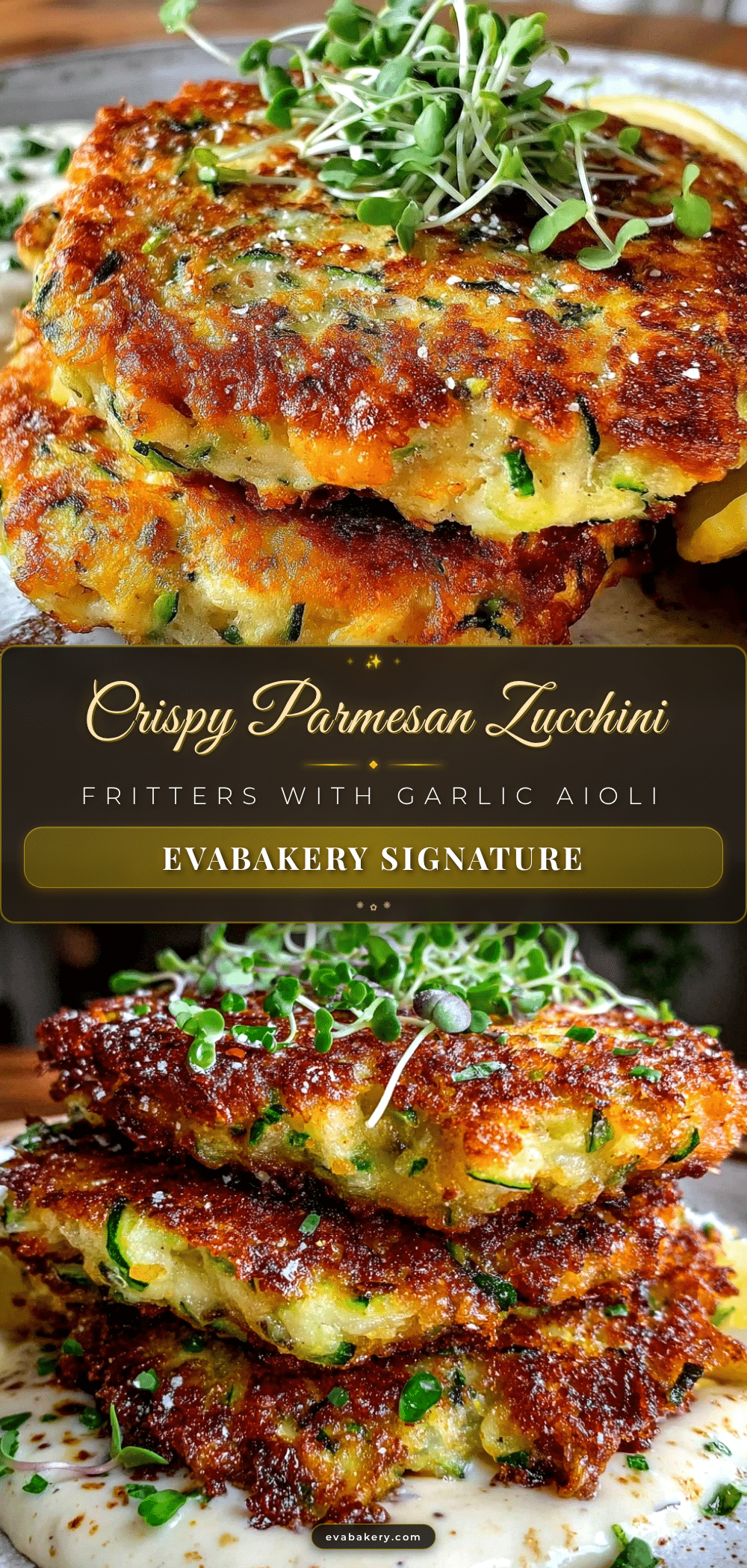 crispy parmesan zucchini fritters recipe