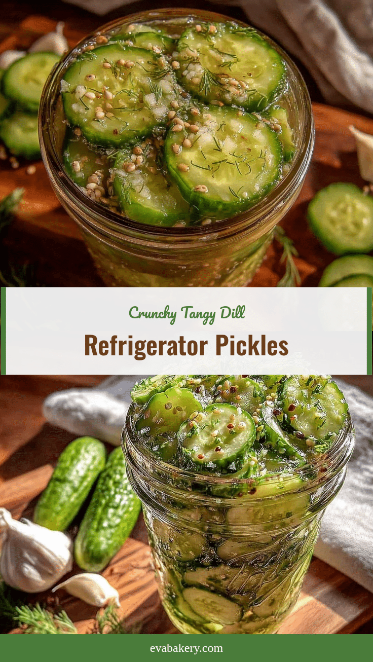 crunchy dill refrigerator pickles recipe