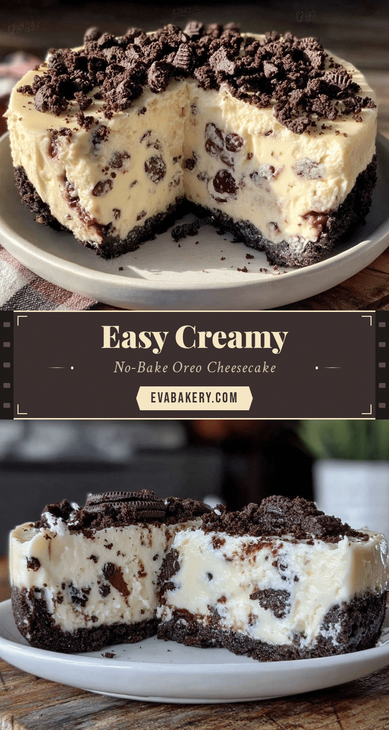 easy creamy no bake oreo cheesecake recipe