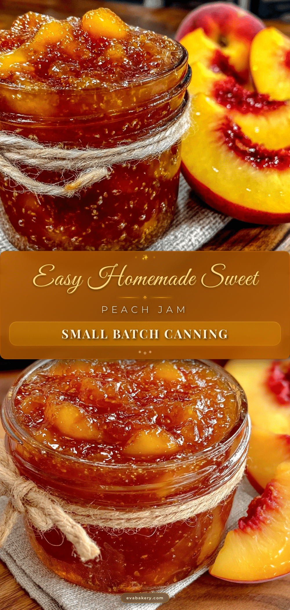 easy homemade peach jam recipe