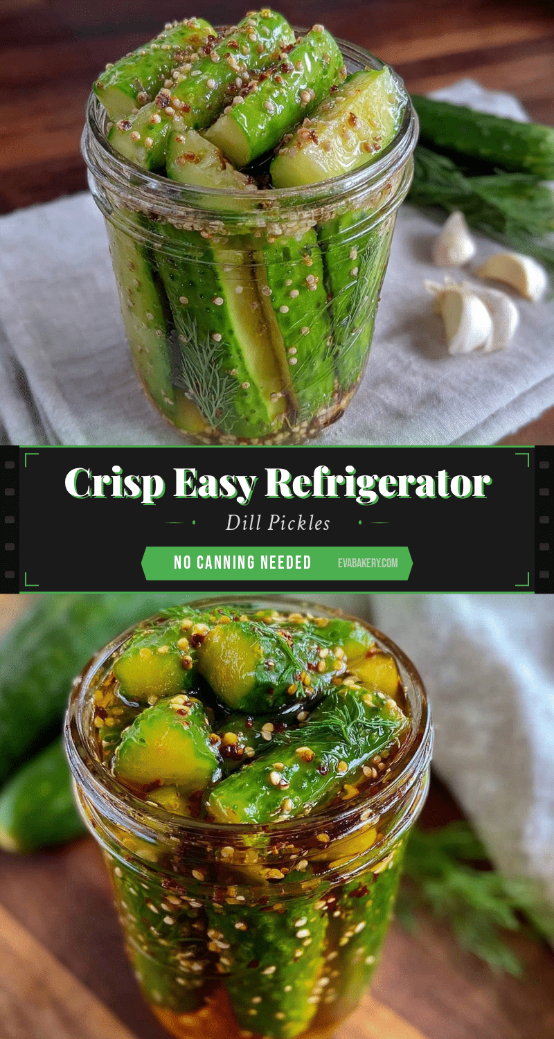 easy refrigerator dill pickles recipe