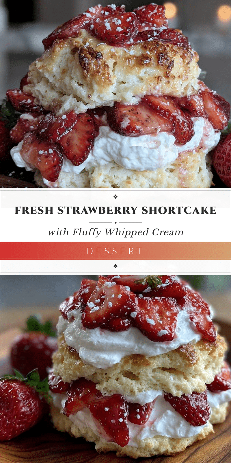 fluffy fresh strawberry shortcake recipe