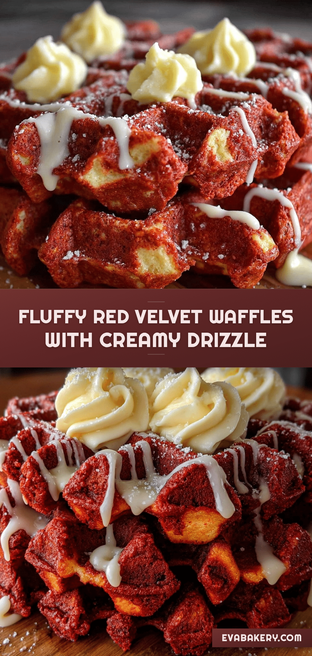 fluffy red velvet waffles recipe