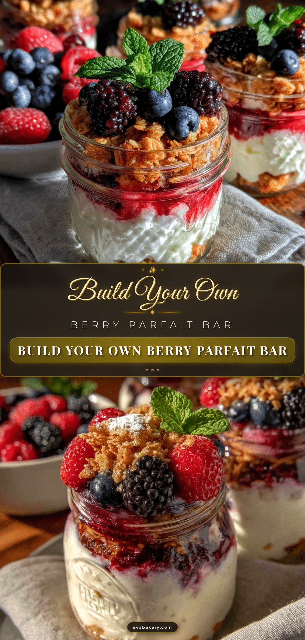 fresh berry parfait breakfast bar recipe