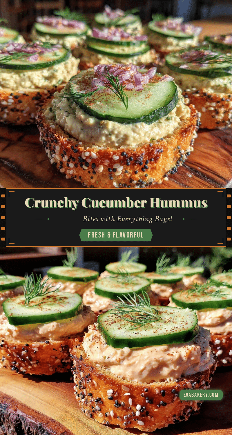 fresh cucumber hummus bites recipe