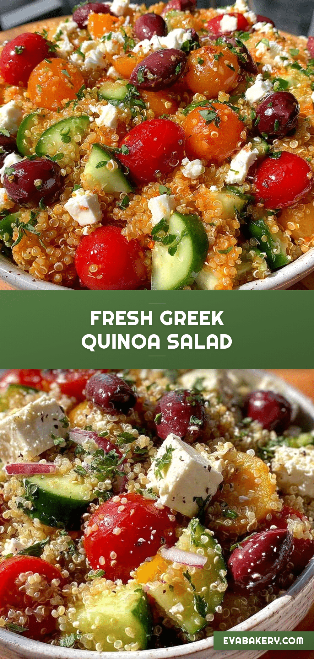 fresh greek quinoa salad recipe
