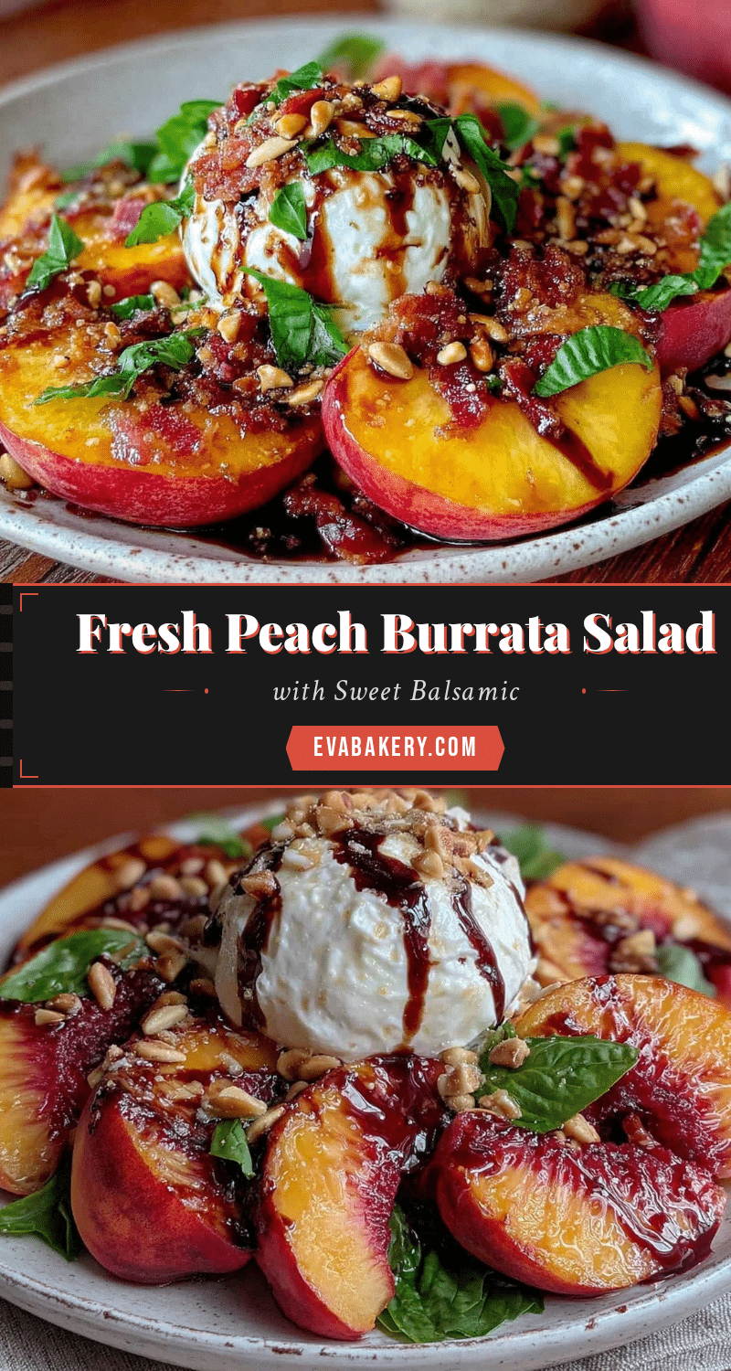 fresh peach burrata salad recipe