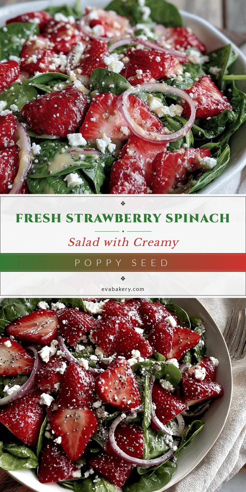 fresh strawberry spinach salad recipe