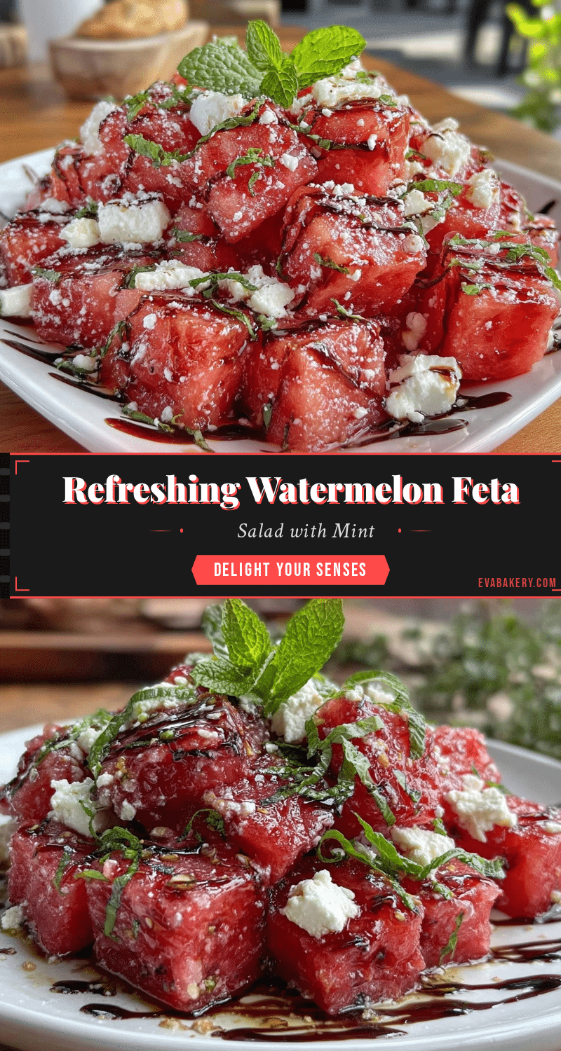 fresh watermelon feta salad recipe