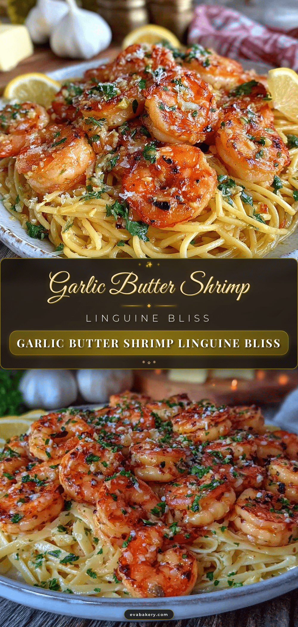 garlic butter shrimp linguine recipe