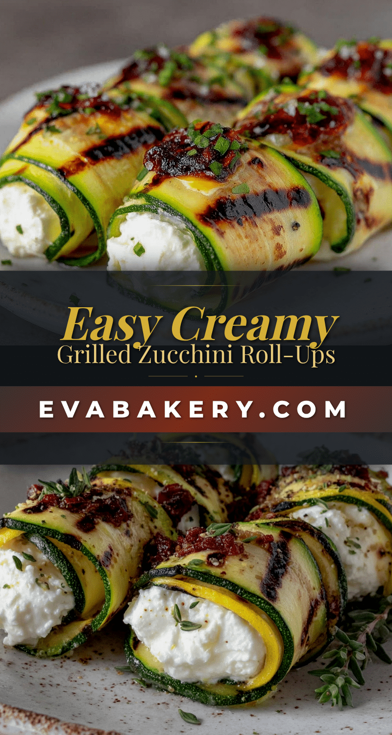 grilled zucchini roll-ups recipe