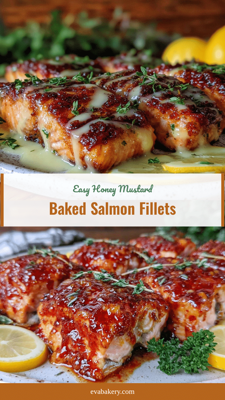 honey mustard baked salmon fillets recipe