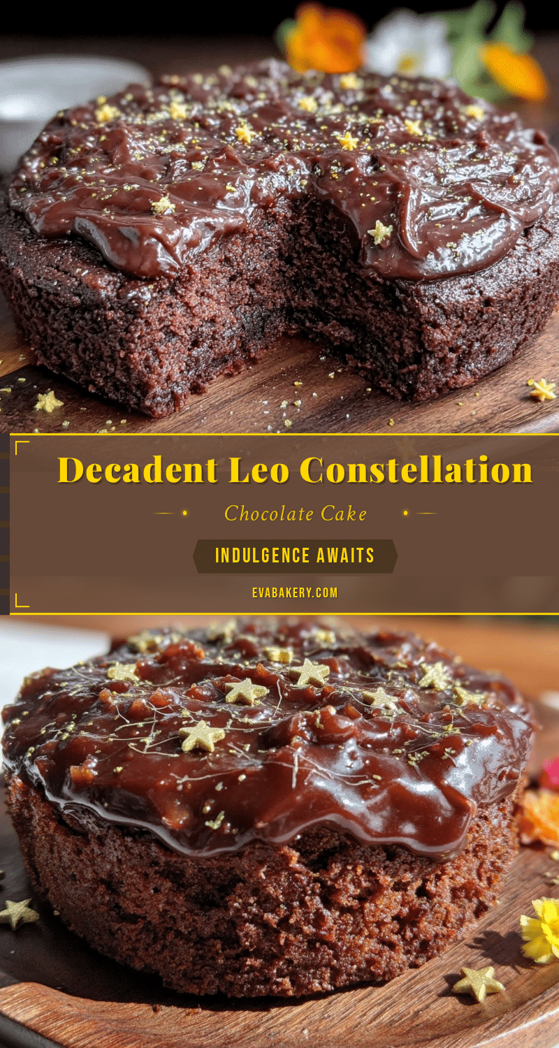 Leo constellation chocolate cake recipe