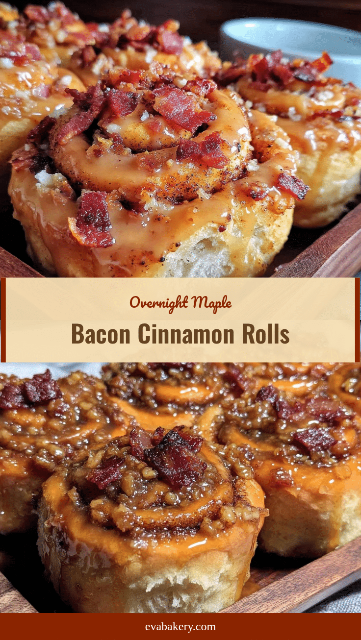 maple bacon cinnamon rolls recipe