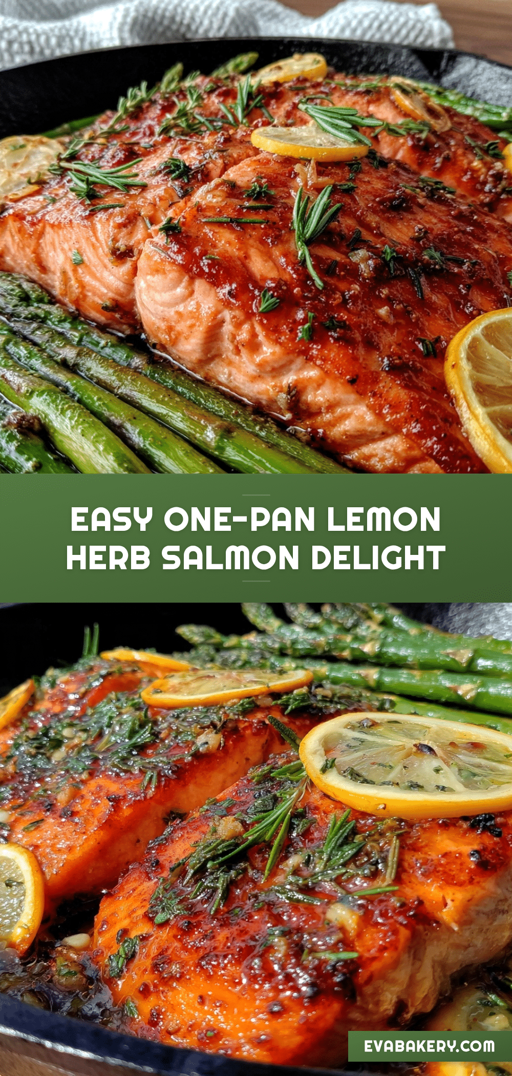 one-pan lemon herb salmon recipe