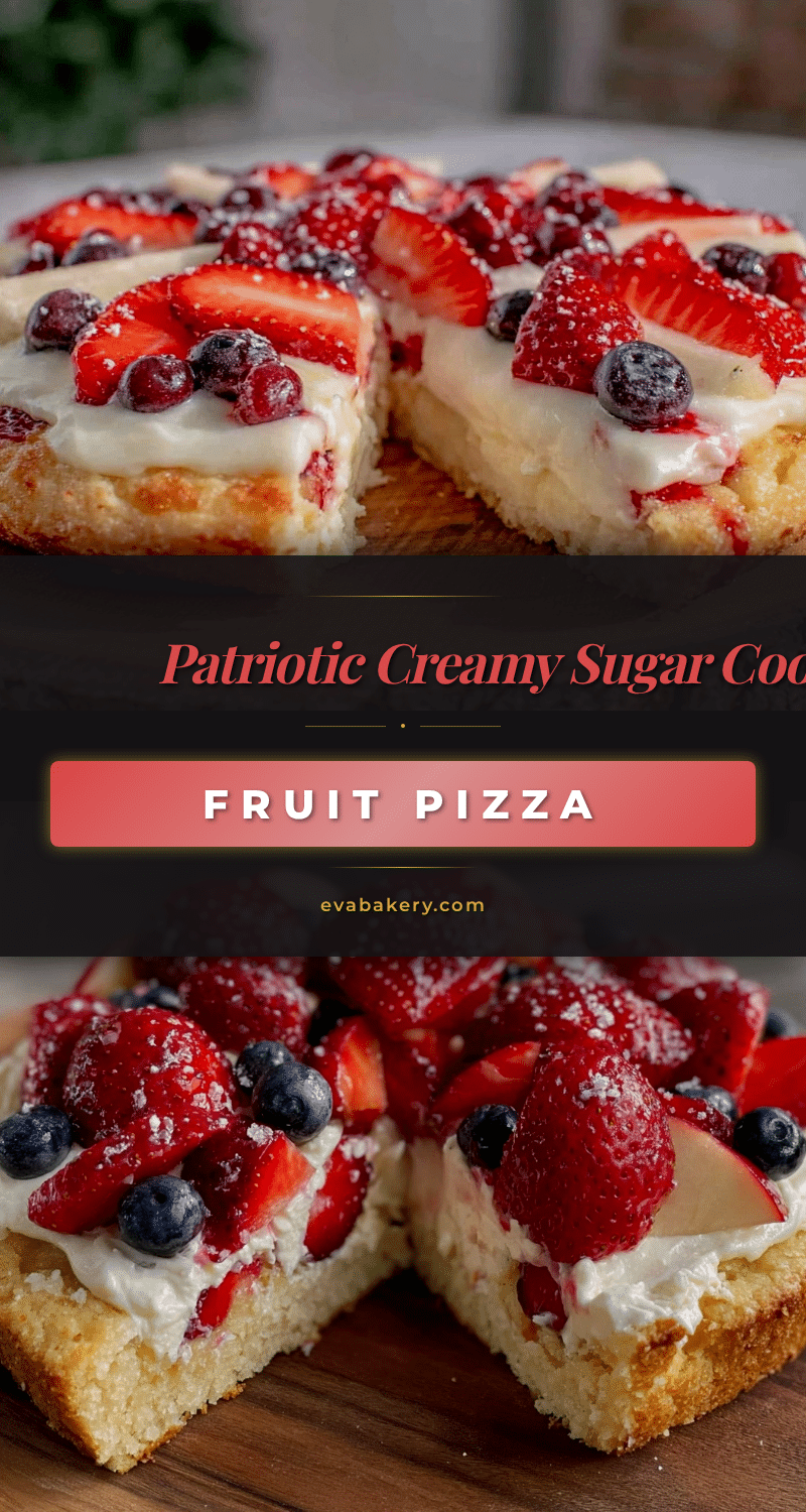 patriotic sugar cookie fruit pizza recipe