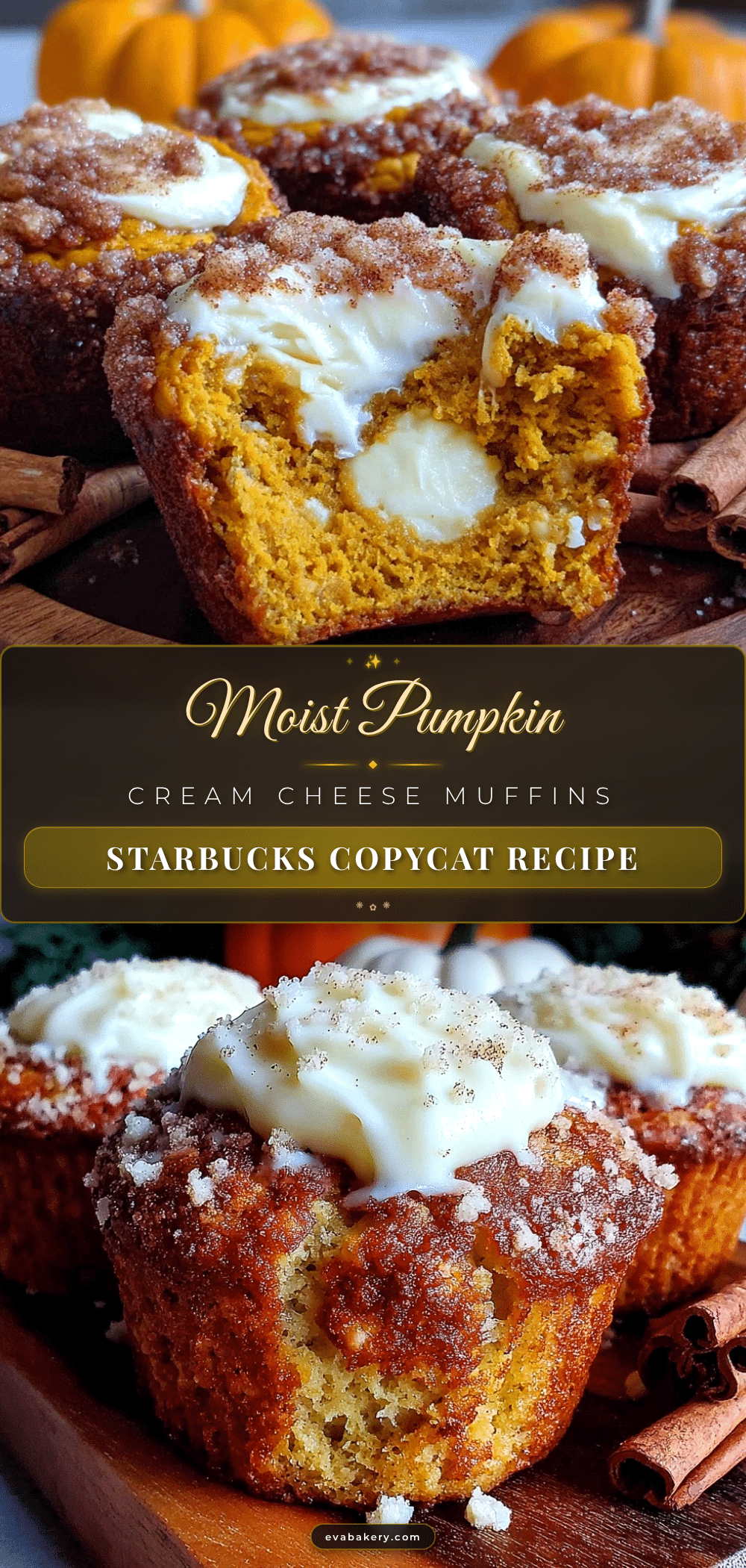 pumpkin cream cheese muffins recipe
