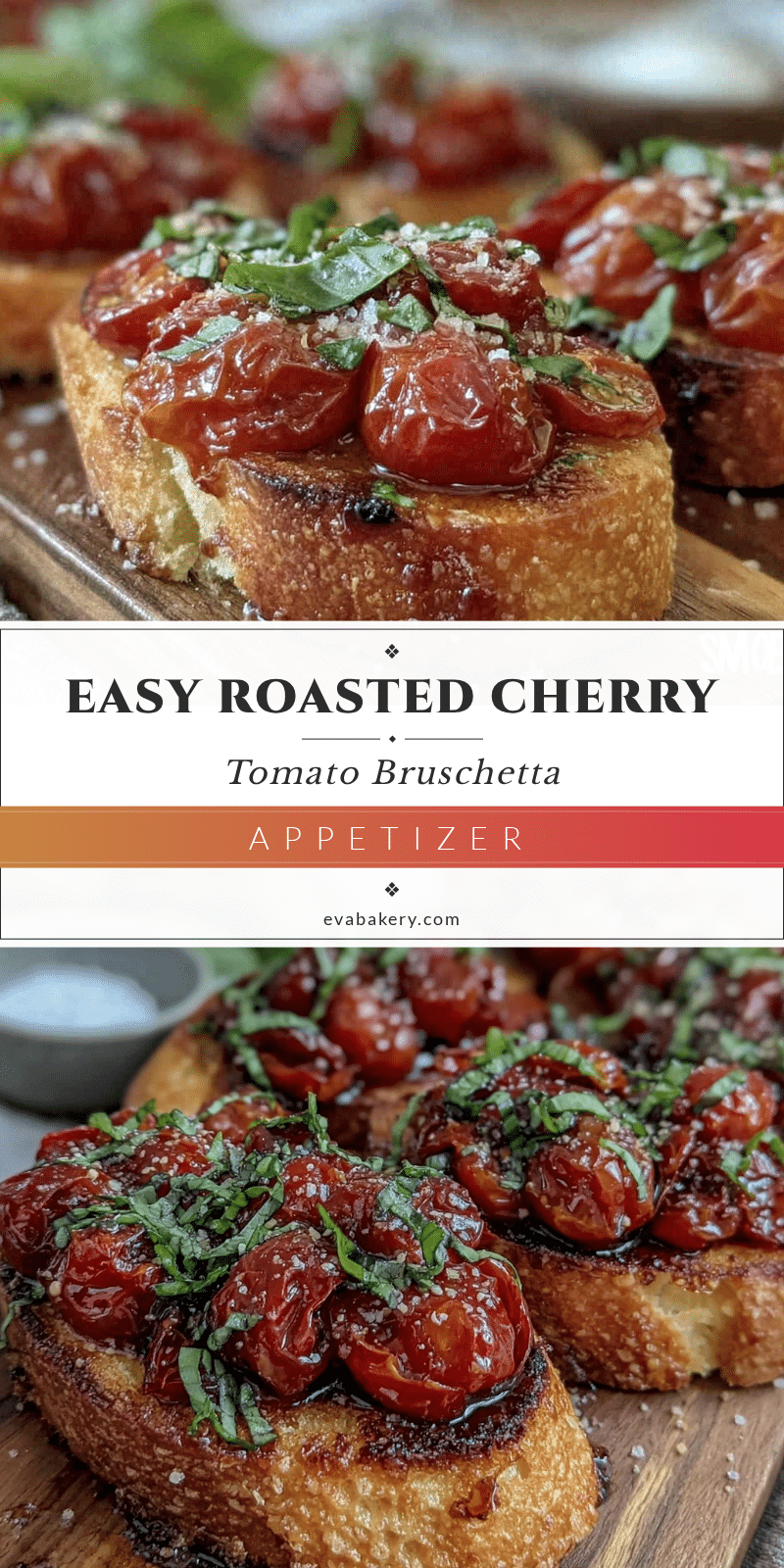 roasted cherry tomato bruschetta recipe