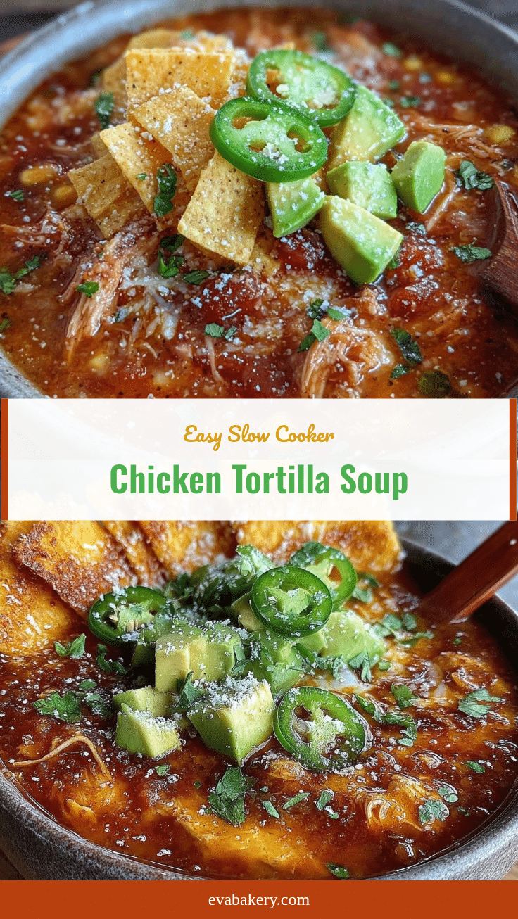 slow cooker chicken tortilla soup recipe