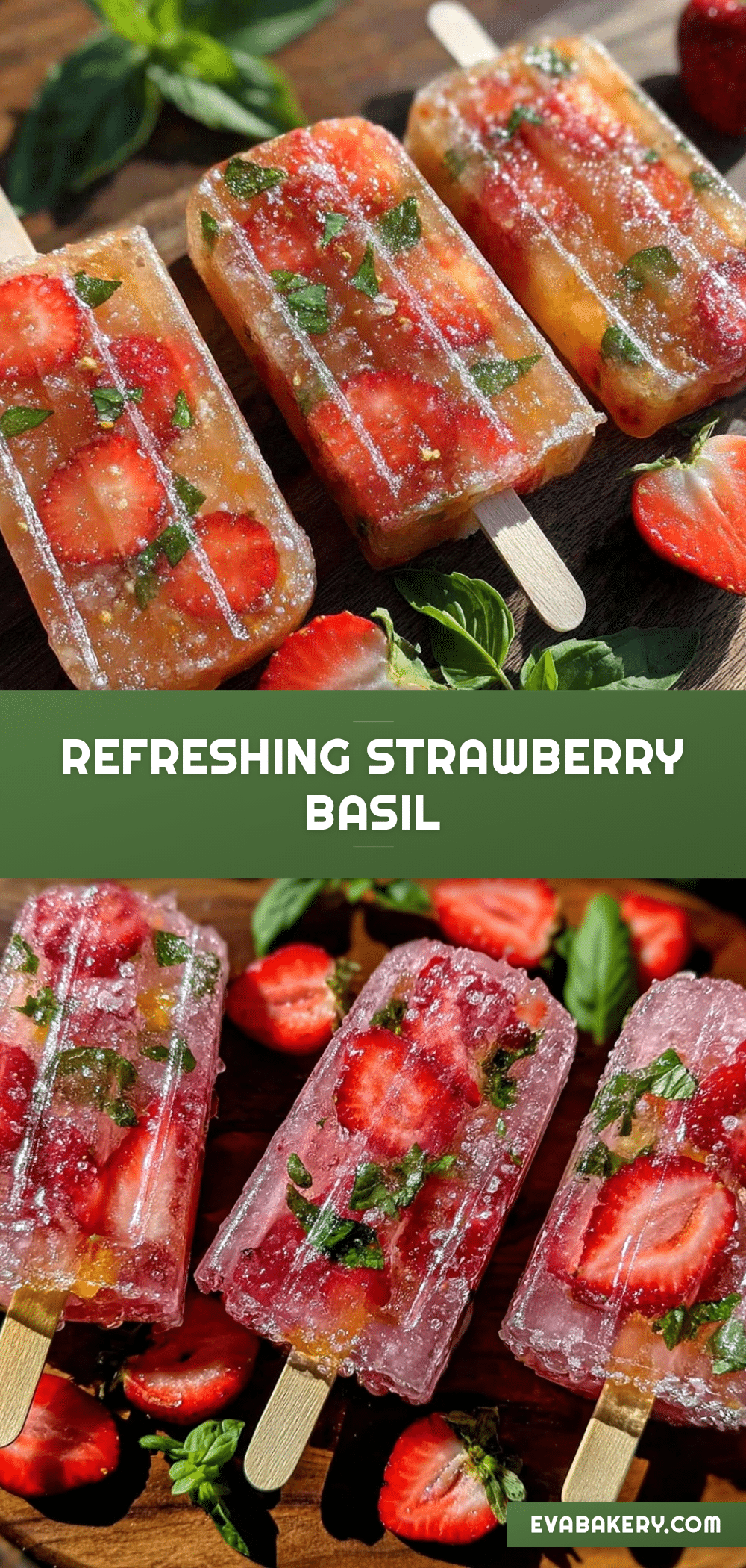 strawberry basil lemonade popsicles recipe