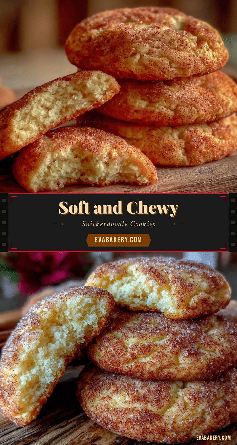 tender soft snickerdoodle cookies recipe
