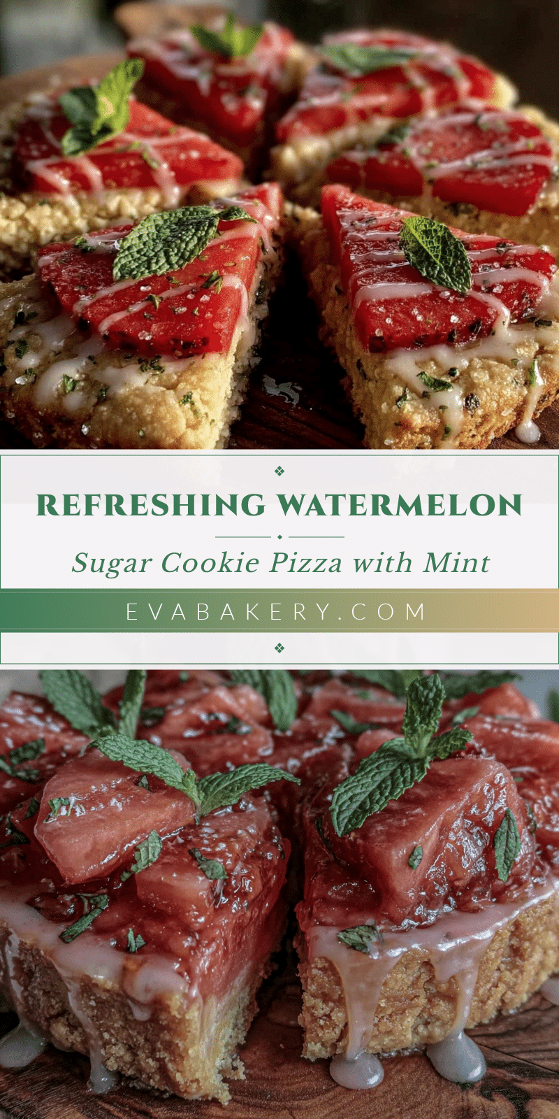 watermelon sugar cookie pizza recipe