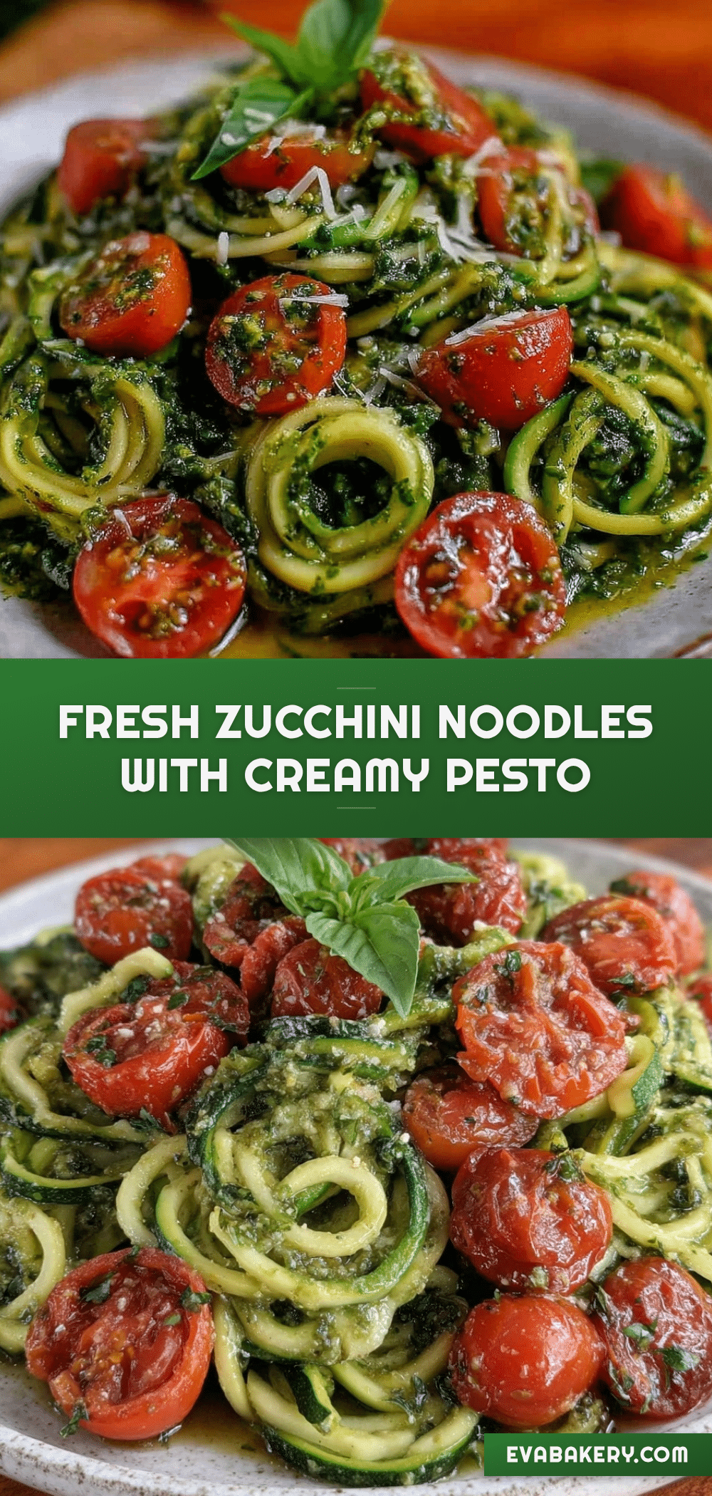 zucchini noodles creamy pesto recipe