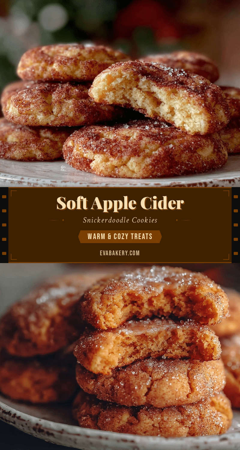 apple cider snickerdoodle cookies recipe
