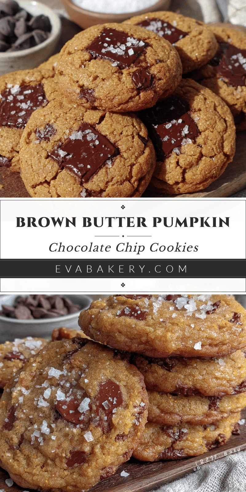 brown butter pumpkin chocolate chip cookies recipe