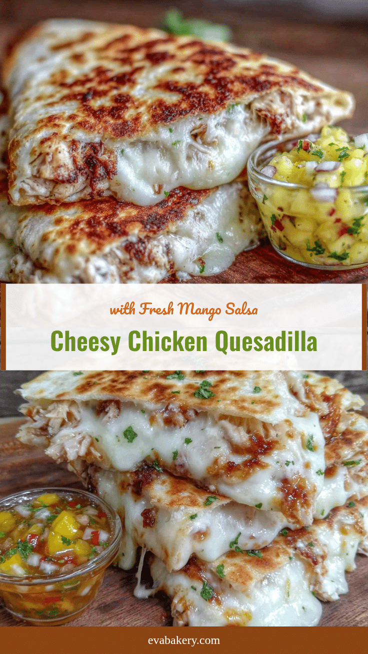 cheesy chicken quesadilla recipe