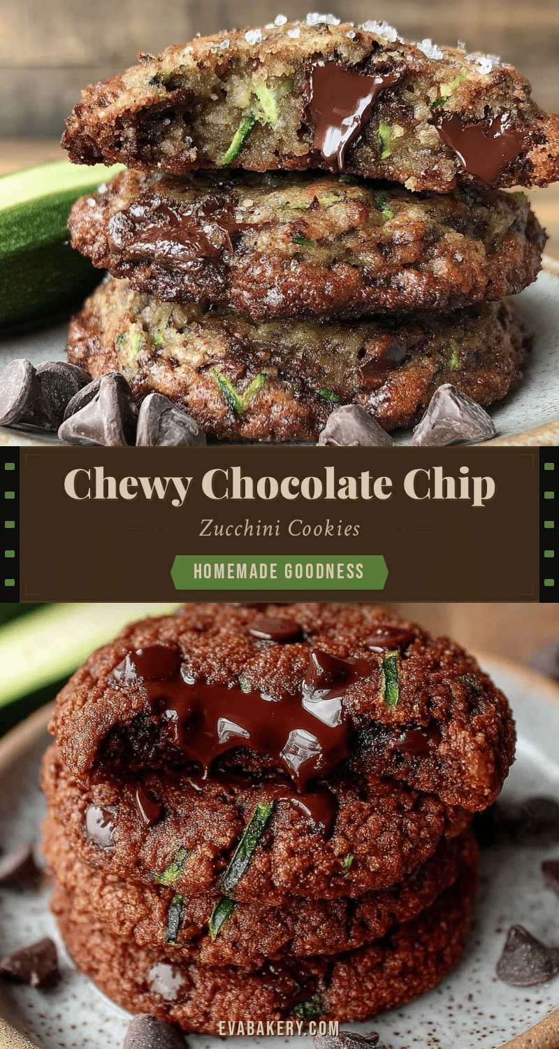 chewy chocolate chip zucchini cookies recipe