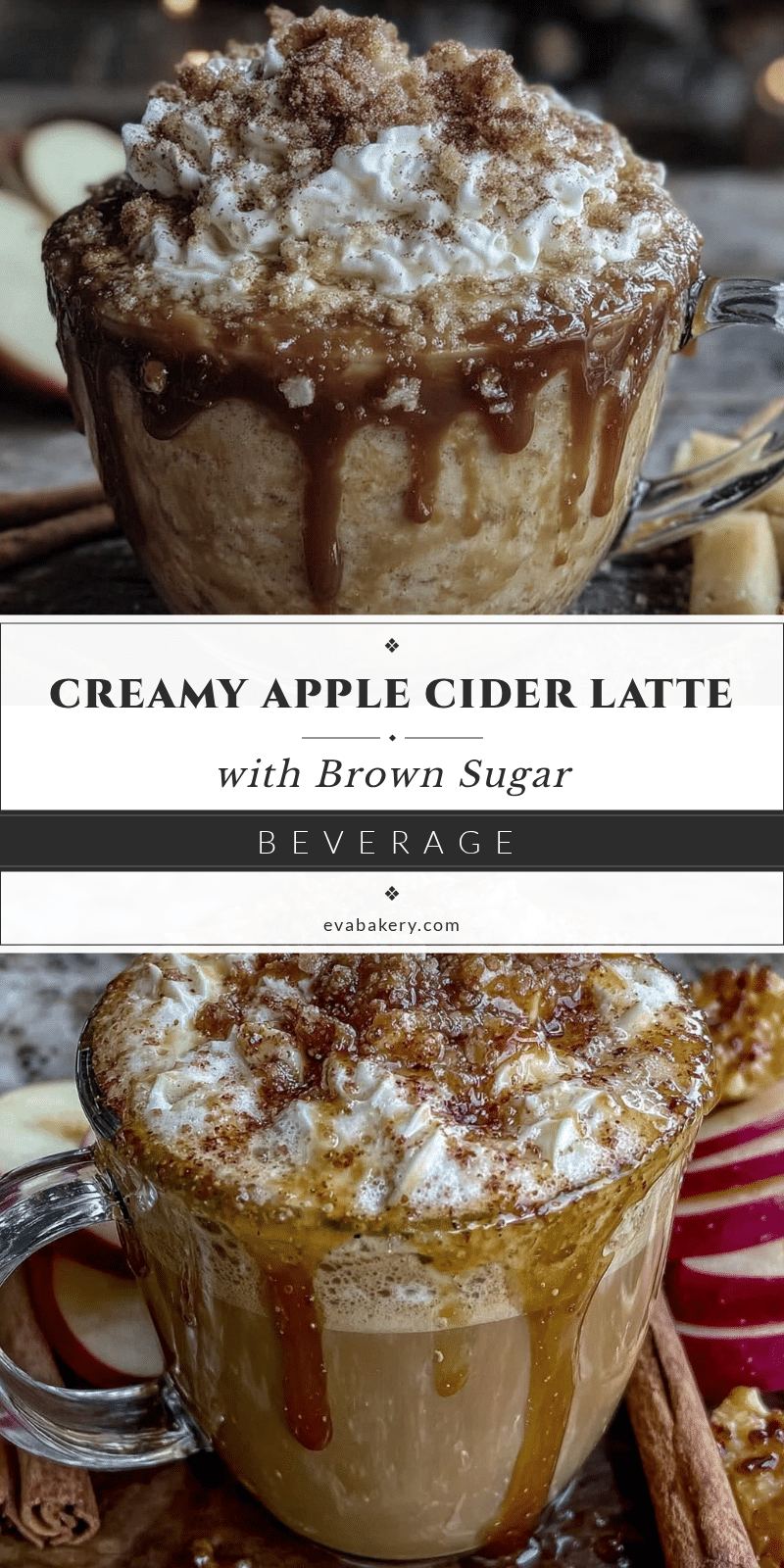 creamy apple cider latte recipe