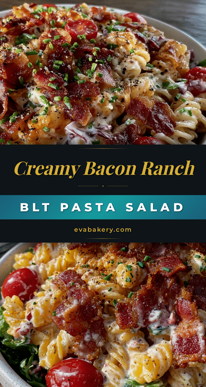 creamy BLT pasta salad recipe